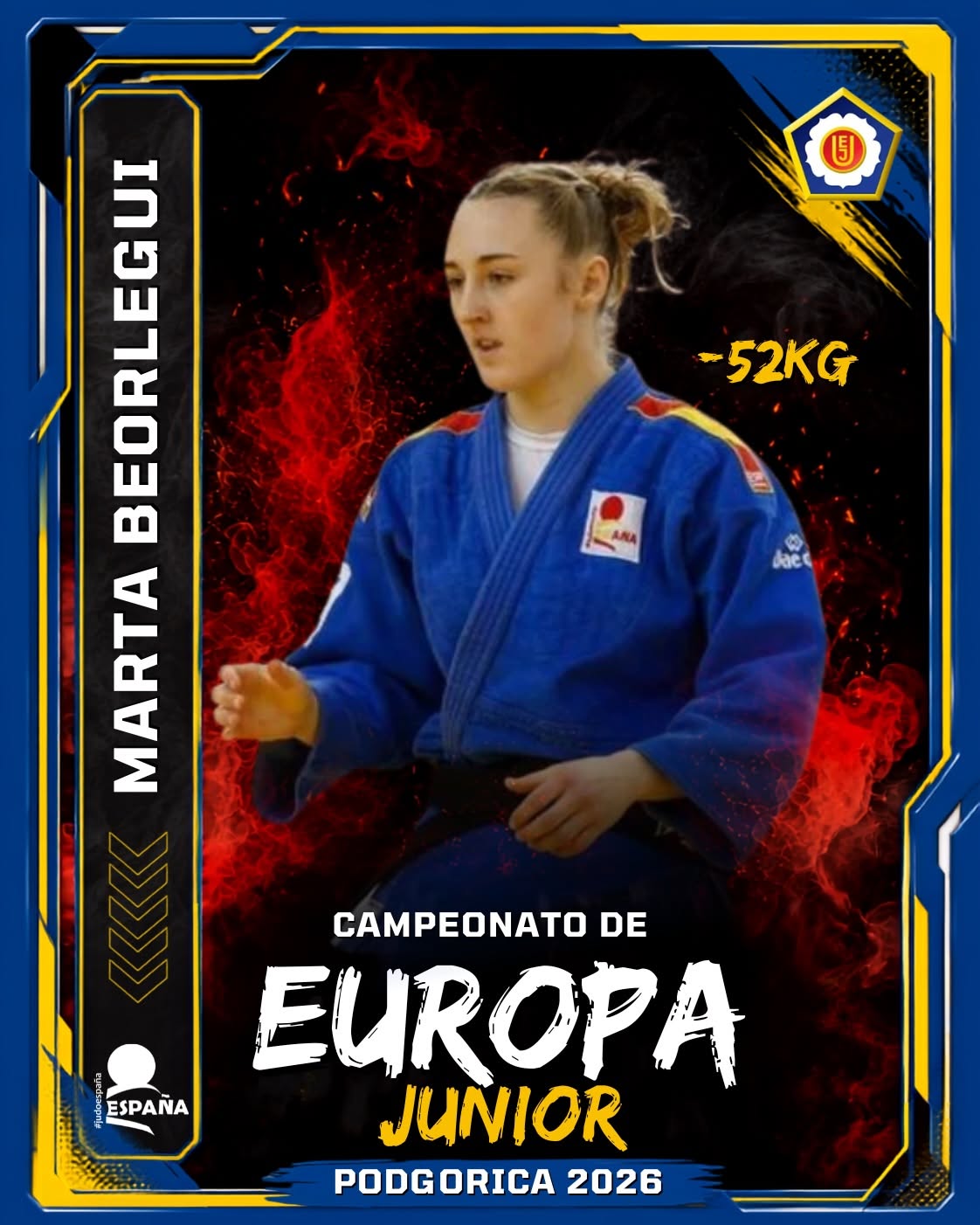 MARTA BEORLEGUI, COMPITE EN EL CAMPEONATO DE EUROPA DE JUDO JUNIOR. 03/09/26